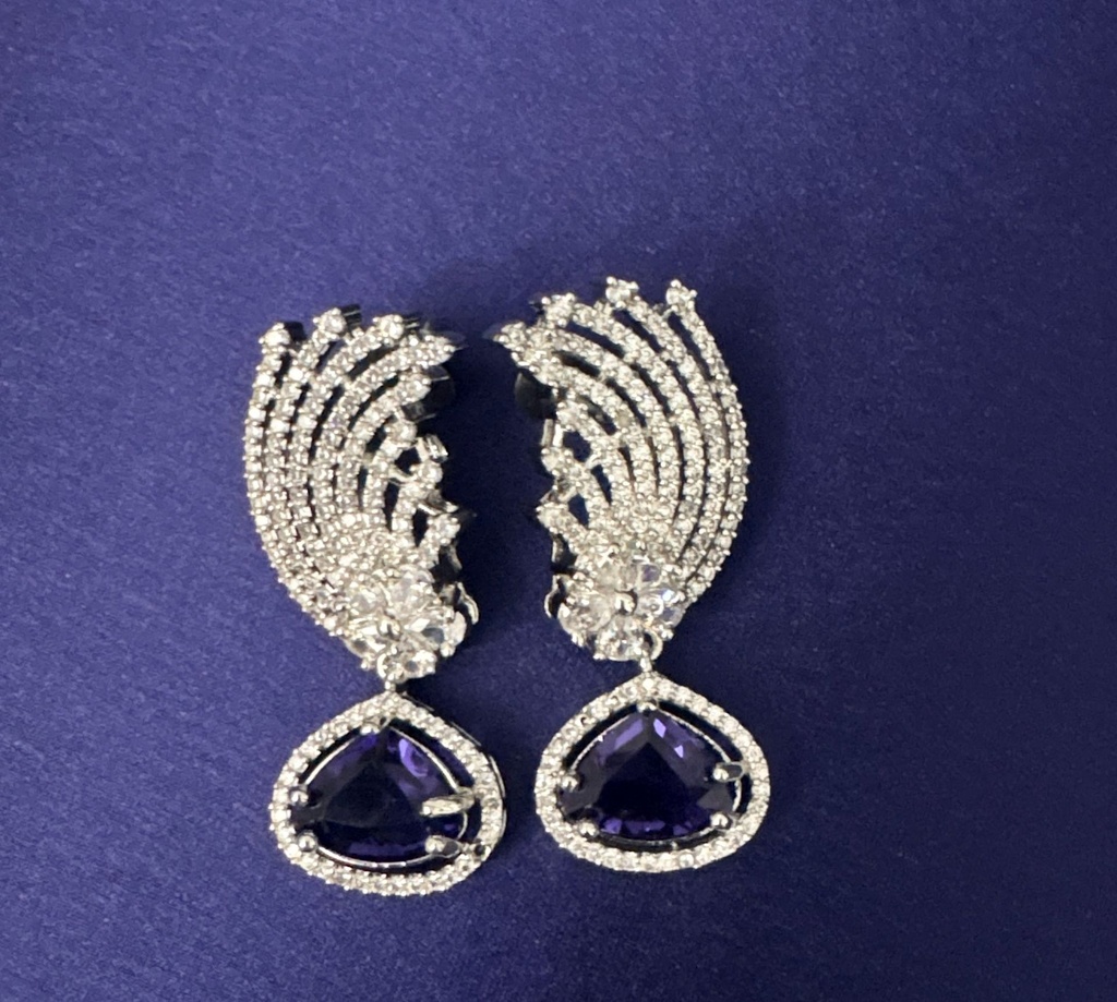 [E-DR-R-PR-039] Midnight violet Arc Drops